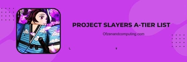 Project Slayers A-Tier Lijst 2024: The Vanguard of Might