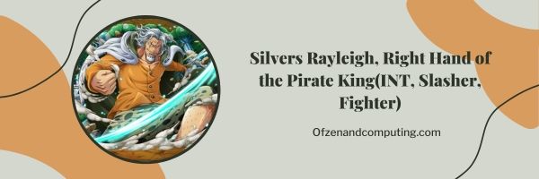Silvers Rayleigh, rechterhand van de Pirate King (INT, Slasher, Fighter)