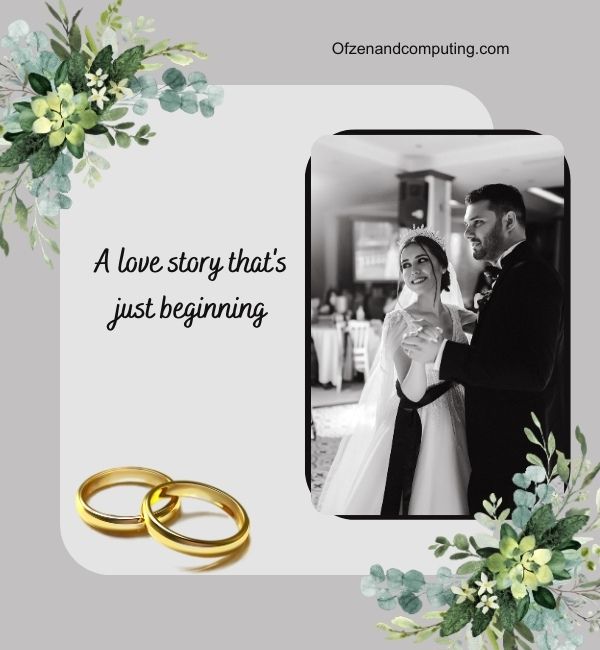 Didascalie Instagram per matrimoni per la sposa e lo sposo (2024)