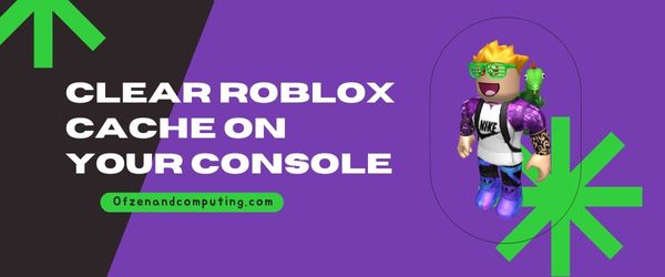 Очистите кеш Roblox на вашей консоли — исправьте код ошибки Roblox 110