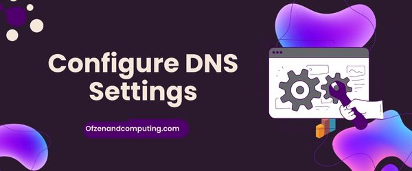 Definir configurações de DNS - Corrigir código de erro Nintendo 9001-0026