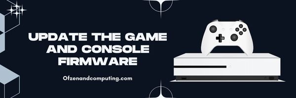 Actualice el firmware del juego y la consola: solucione el código de error Calabrese de Destiny 2