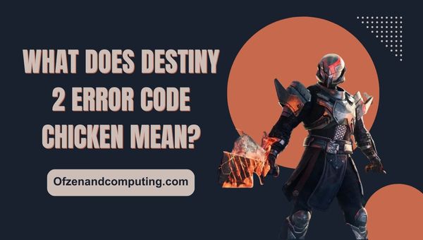 Mitä Destiny 2 Error Code Chicken tarkoittaa?