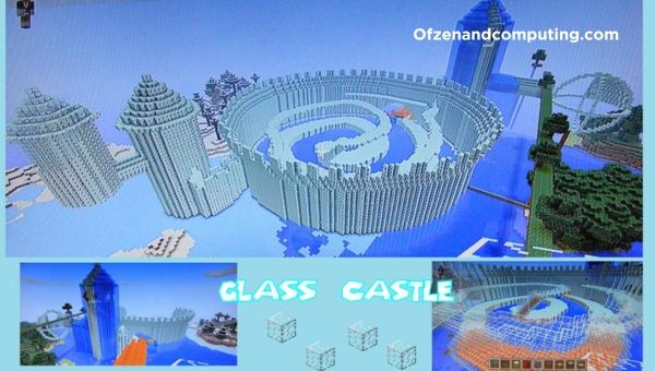 Стеклянный Замок в Майнкрафте